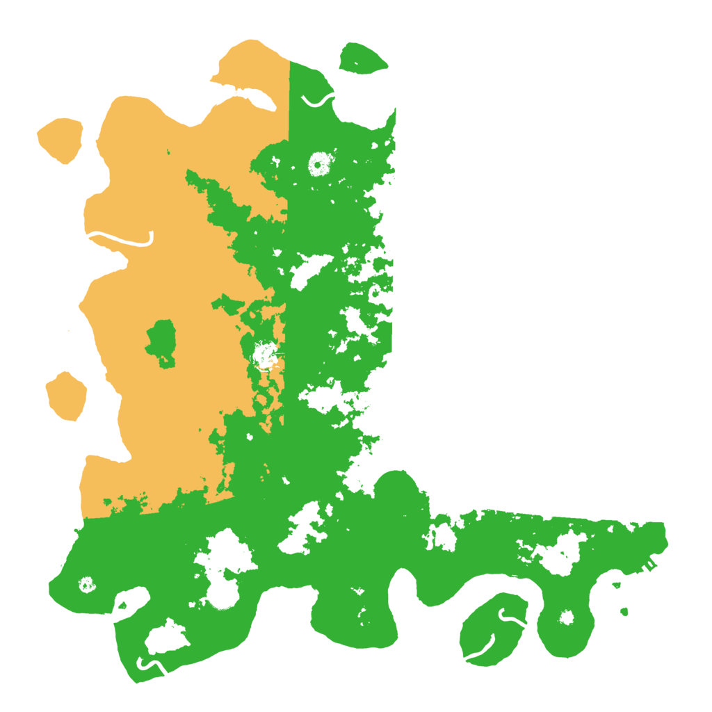 Biome Rust Map: Procedural Map, Size: 4500, Seed: 2096342541
