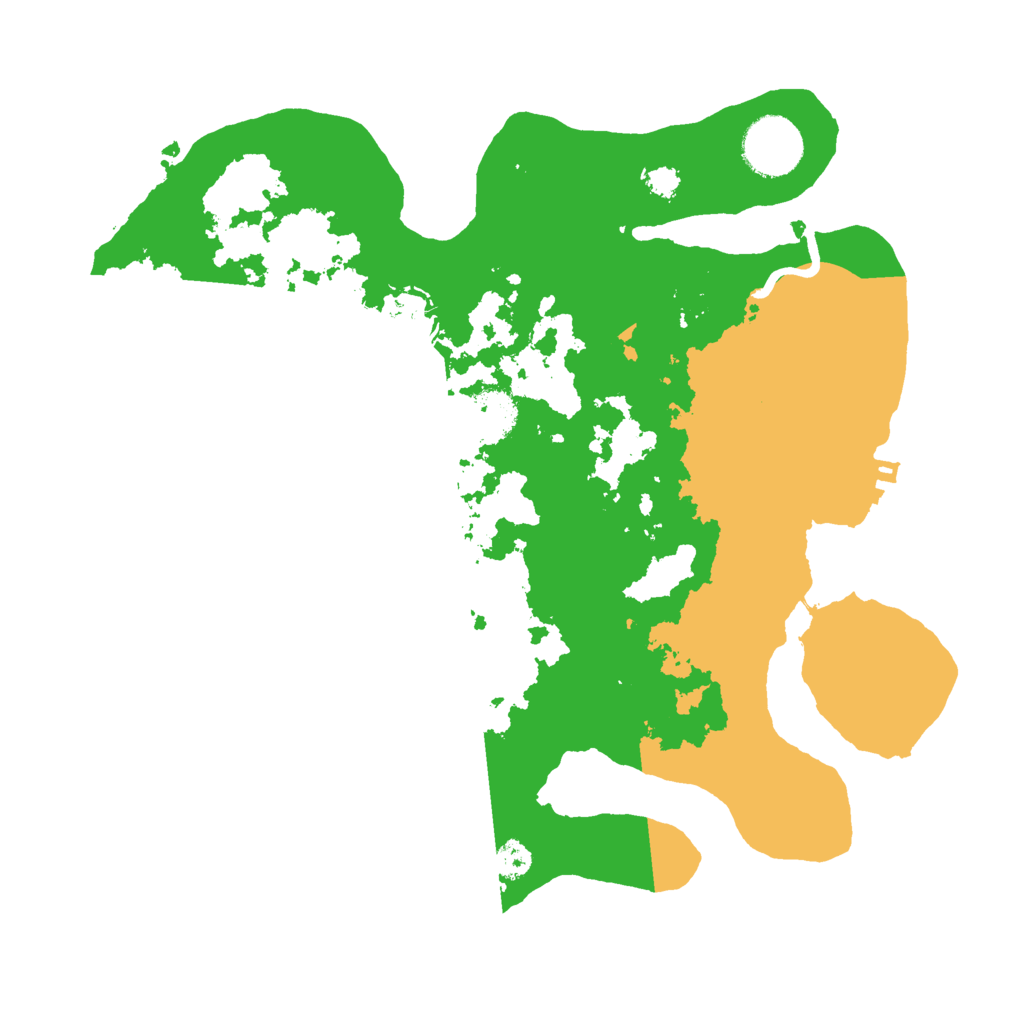 Biome Rust Map: Procedural Map, Size: 3000, Seed: 2043858258