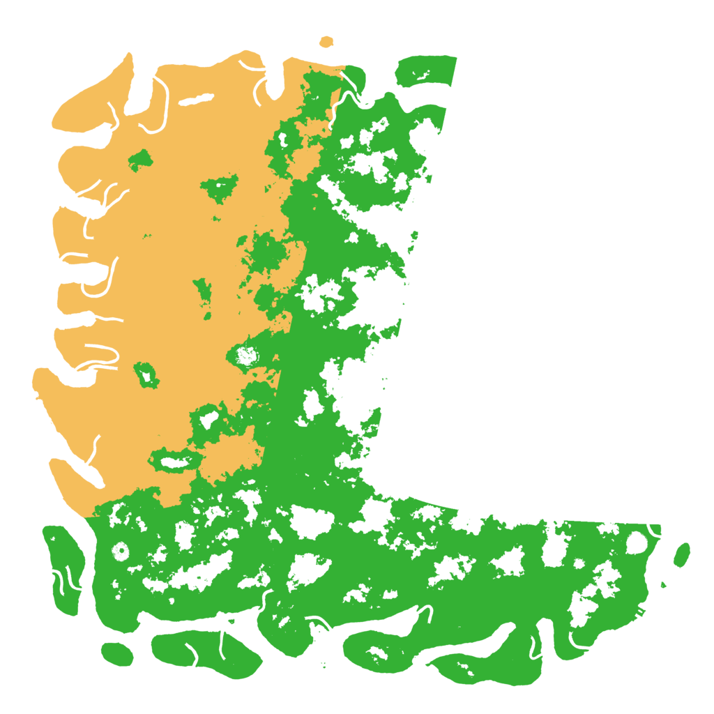 Biome Rust Map: Procedural Map, Size: 6000, Seed: 22224141
