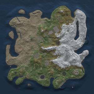 Thumbnail Rust Map: Procedural Map, Size: 3850, Seed: 753785269, 20 Monuments