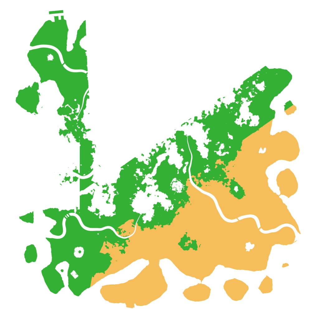 Biome Rust Map: Procedural Map, Size: 4500, Seed: 1309913924
