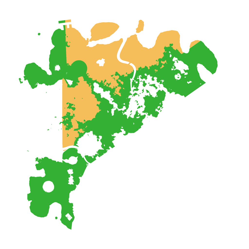 Biome Rust Map: Procedural Map, Size: 4000, Seed: 9624