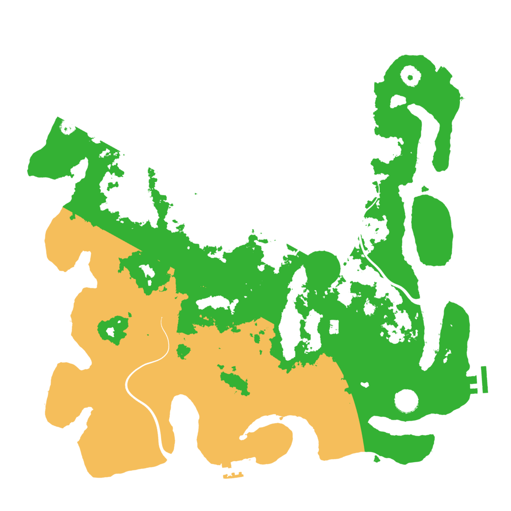 Biome Rust Map: Procedural Map, Size: 3850, Seed: 1059713592