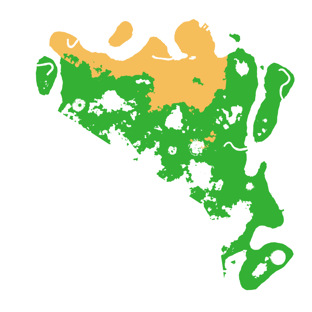 Biome Rust Map: Procedural Map, Size: 3700, Seed: 1589349339