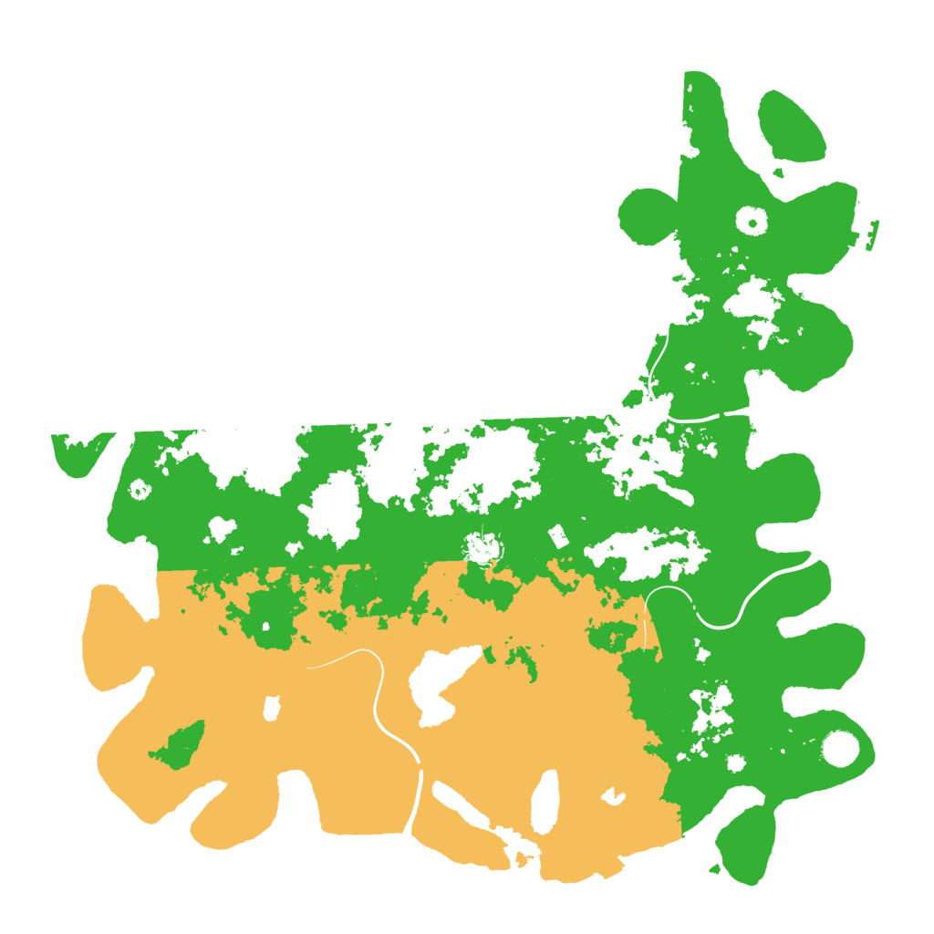 Biome Rust Map: Procedural Map, Size: 4500, Seed: 1400471563