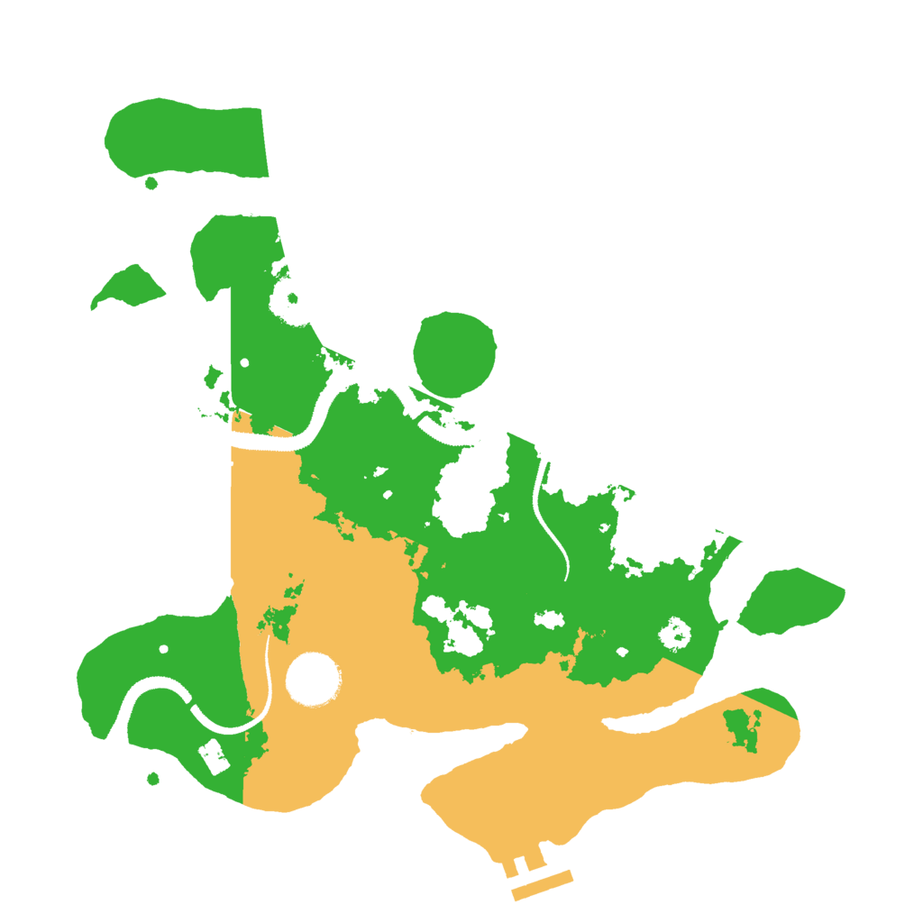 Biome Rust Map: Procedural Map, Size: 3000, Seed: 68452201