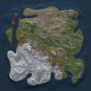 Thumbnail Rust Map: Procedural Map, Size: 3500, Seed: 356770156, 20 Monuments