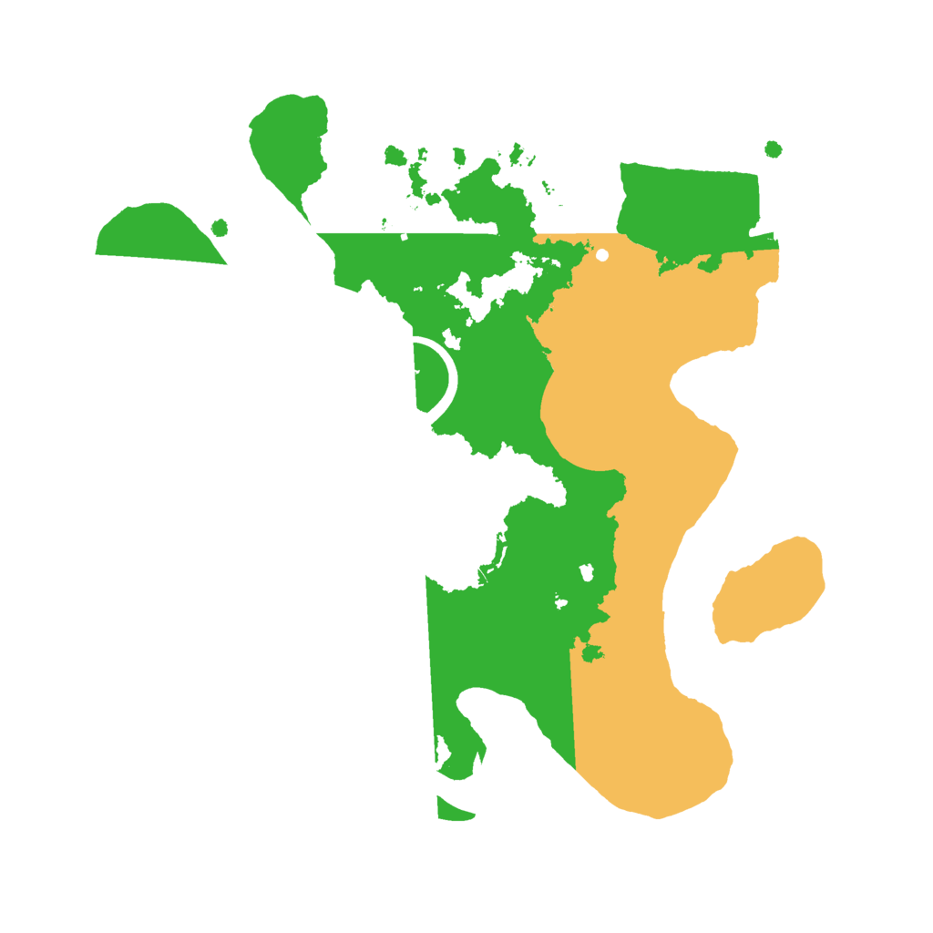 Biome Rust Map: Procedural Map, Size: 2200, Seed: 762333826