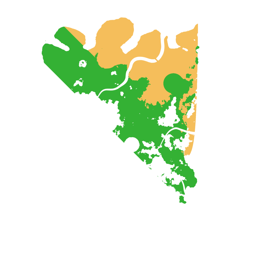 Biome Rust Map: Procedural Map, Size: 3500, Seed: 1226453706