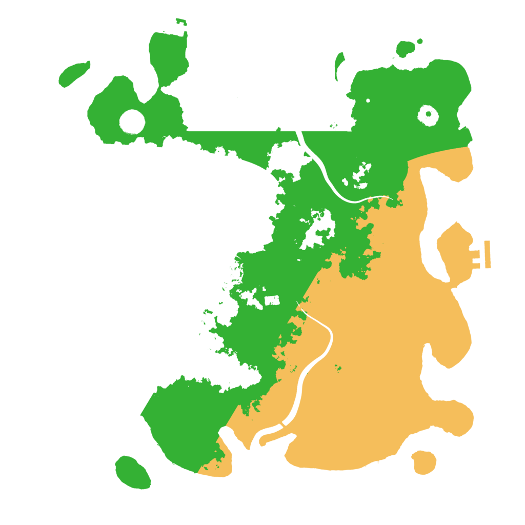 Biome Rust Map: Procedural Map, Size: 3850, Seed: 1114733164