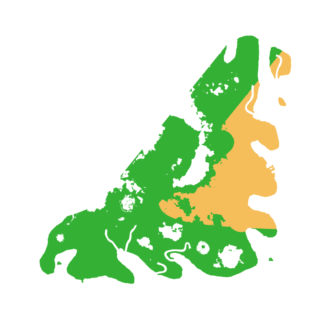 Biome Rust Map: Procedural Map, Size: 3700, Seed: 943174038