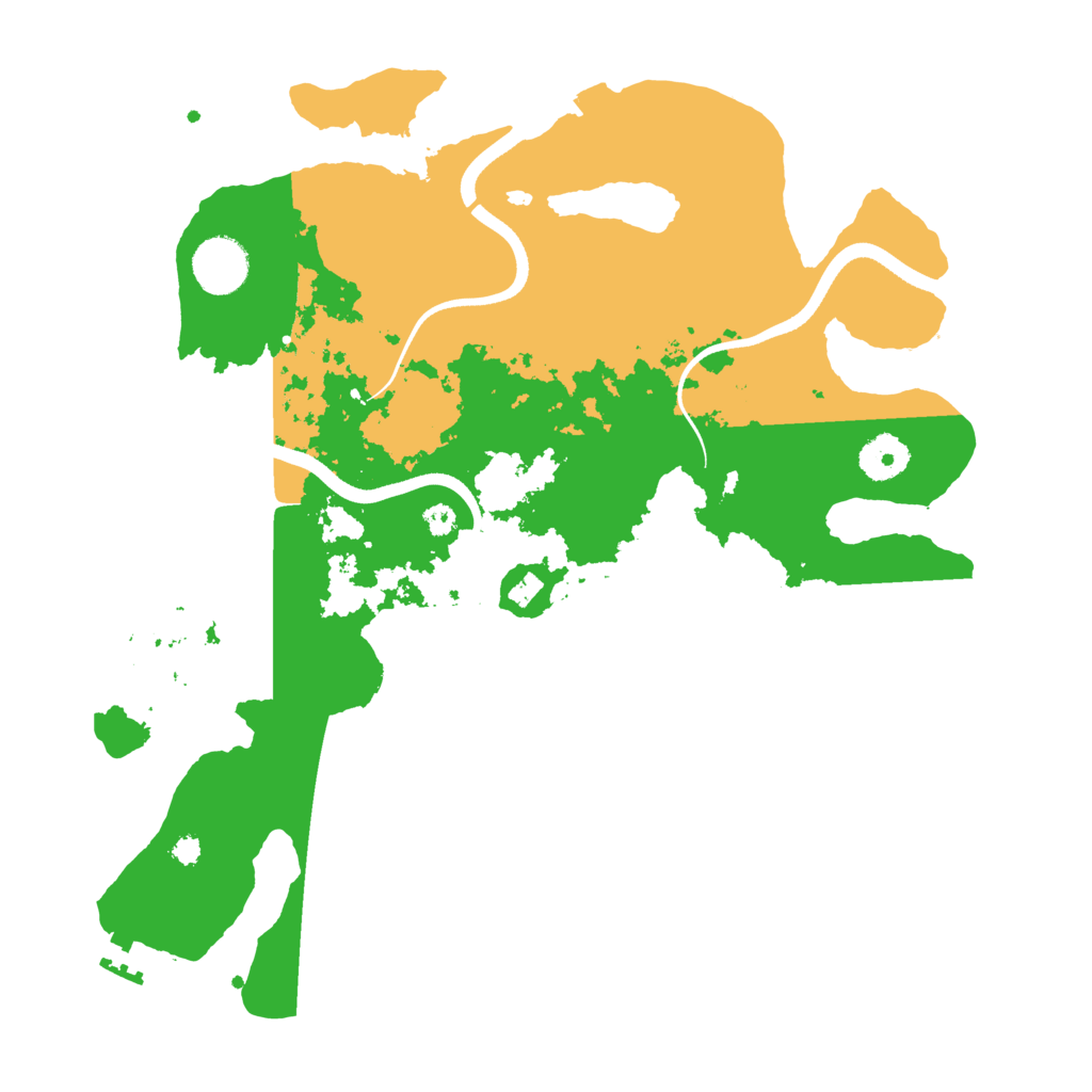 Biome Rust Map: Procedural Map, Size: 3500, Seed: 1563396520