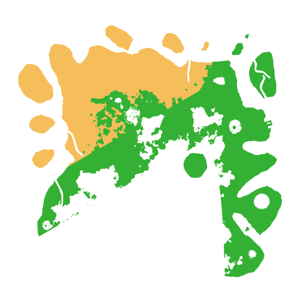 Biome Rust Map: Procedural Map, Size: 3500, Seed: 1326831681