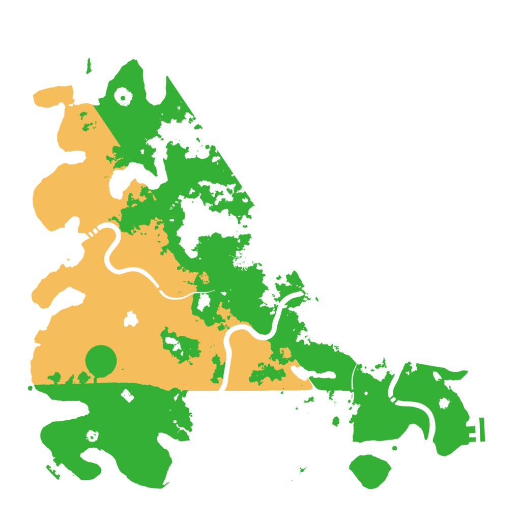 Biome Rust Map: Procedural Map, Size: 4400, Seed: 105416917