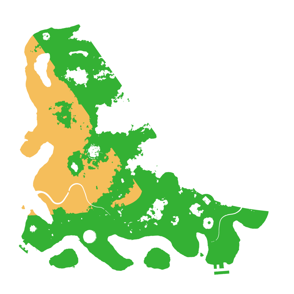 Biome Rust Map: Procedural Map, Size: 3950, Seed: 183482379