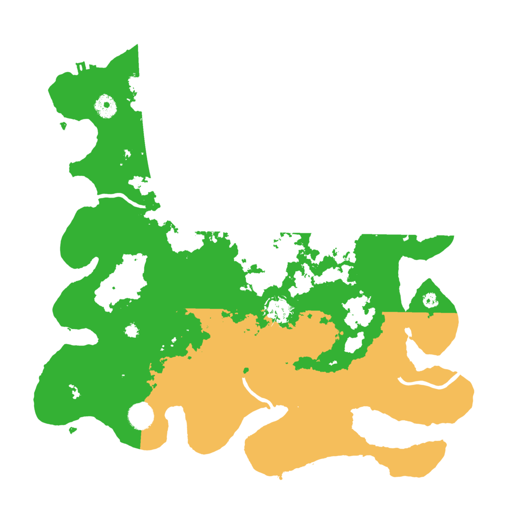 Biome Rust Map: Procedural Map, Size: 3500, Seed: 1017599289