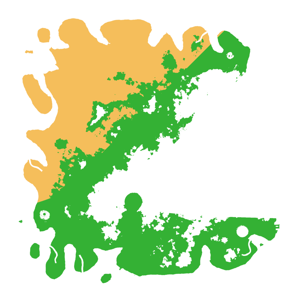 Biome Rust Map: Procedural Map, Size: 4500, Seed: 44247986