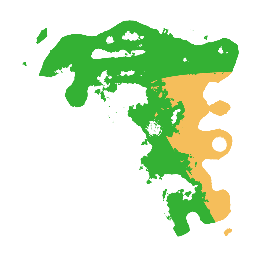 Biome Rust Map: Procedural Map, Size: 3200, Seed: 3022002