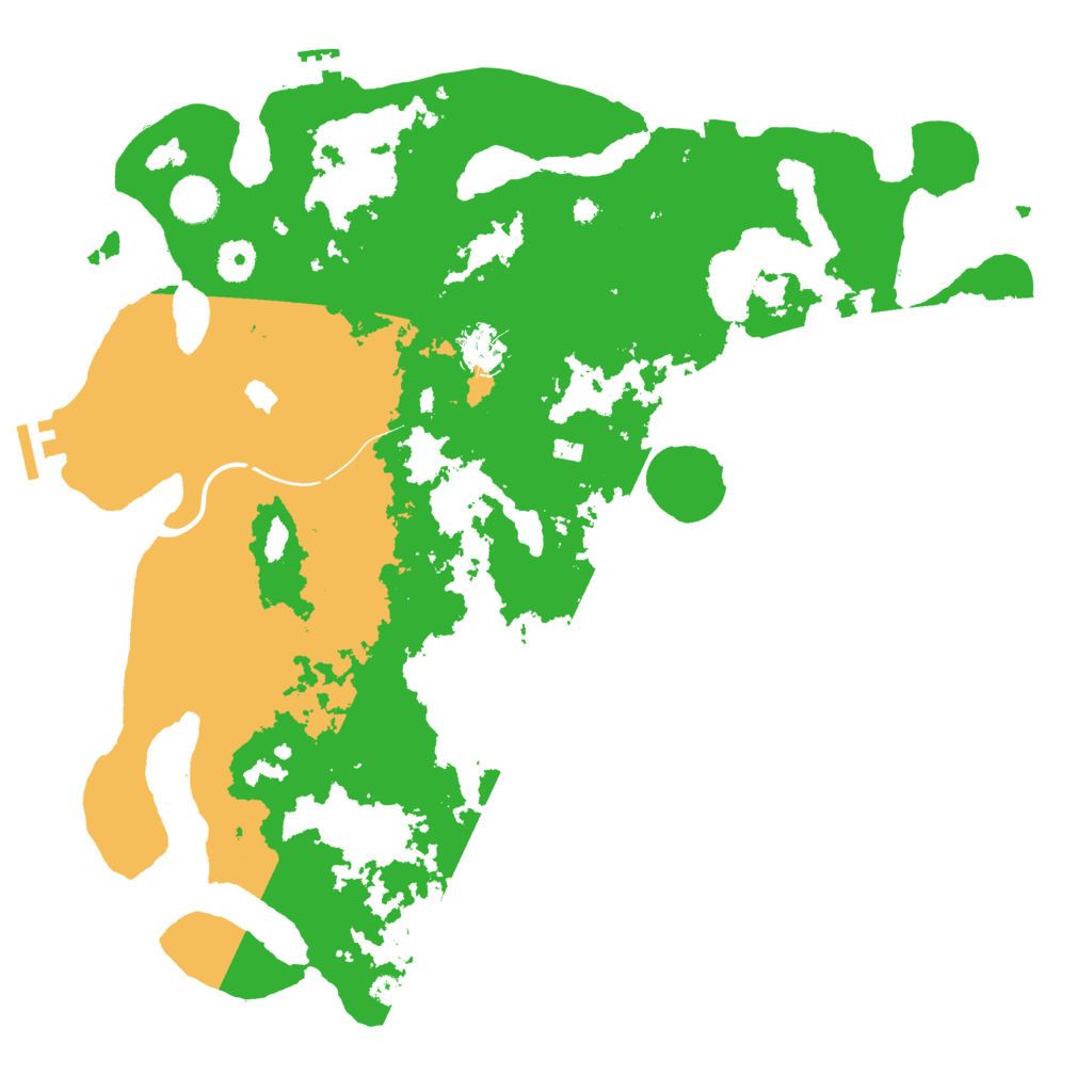 Biome Rust Map: Procedural Map, Size: 4000, Seed: 630588877