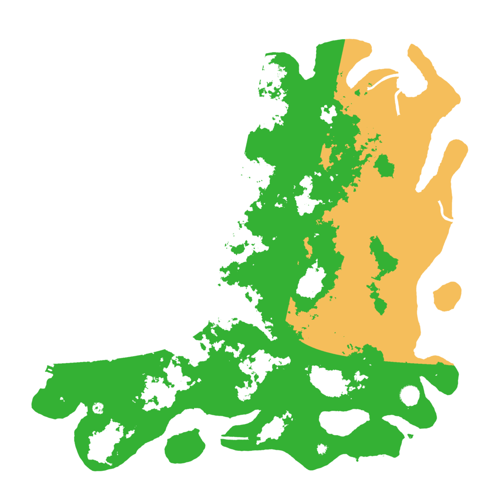 Biome Rust Map: Procedural Map, Size: 4500, Seed: 1332370998