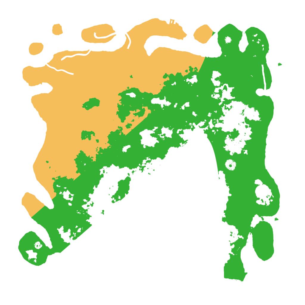 Biome Rust Map: Procedural Map, Size: 4300, Seed: 809010