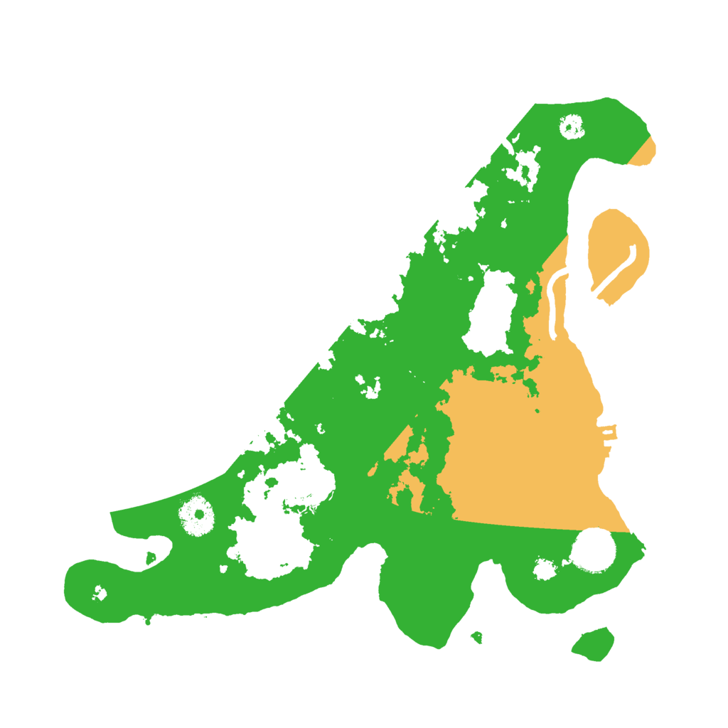 Biome Rust Map: Procedural Map, Size: 3000, Seed: 33729628