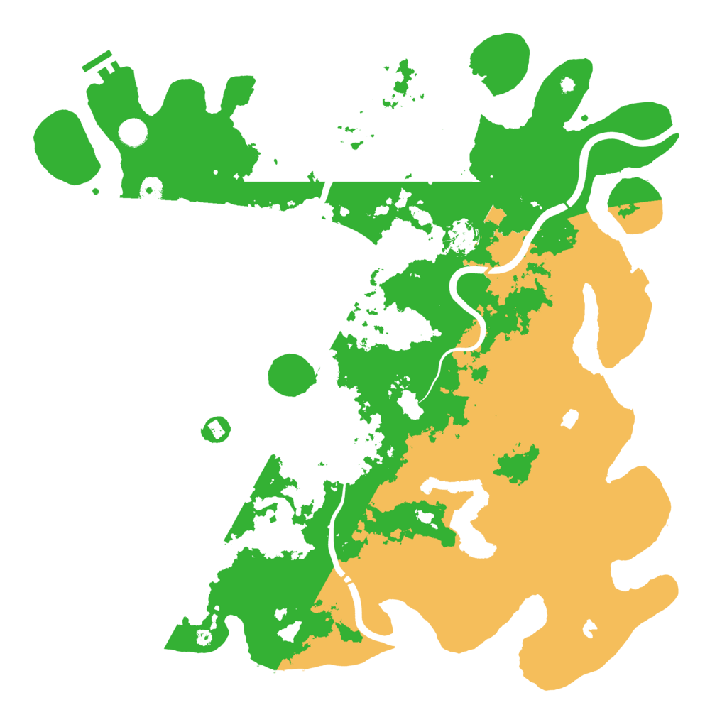 Biome Rust Map: Procedural Map, Size: 4500, Seed: 1468917452