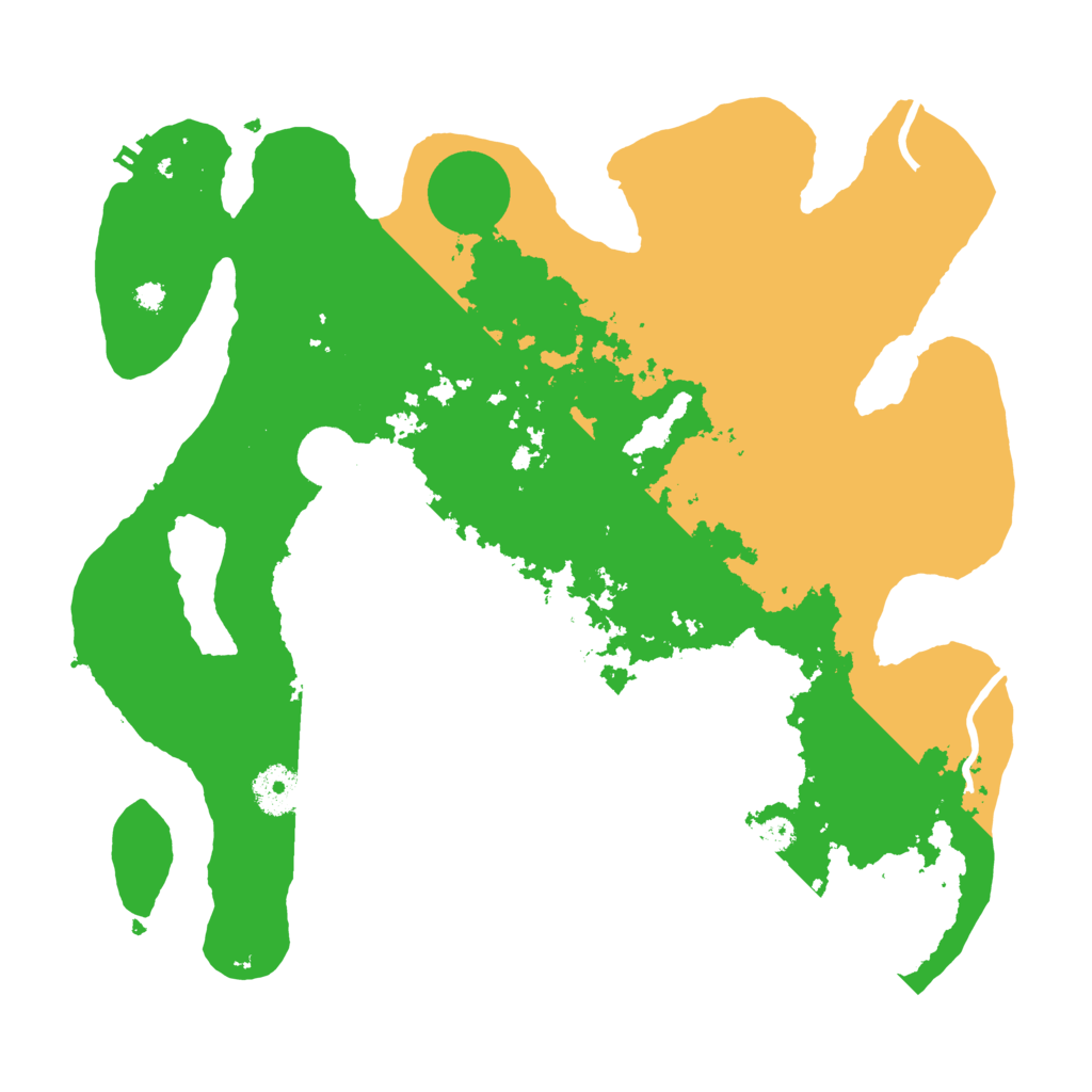 Biome Rust Map: Procedural Map, Size: 3500, Seed: 687256087
