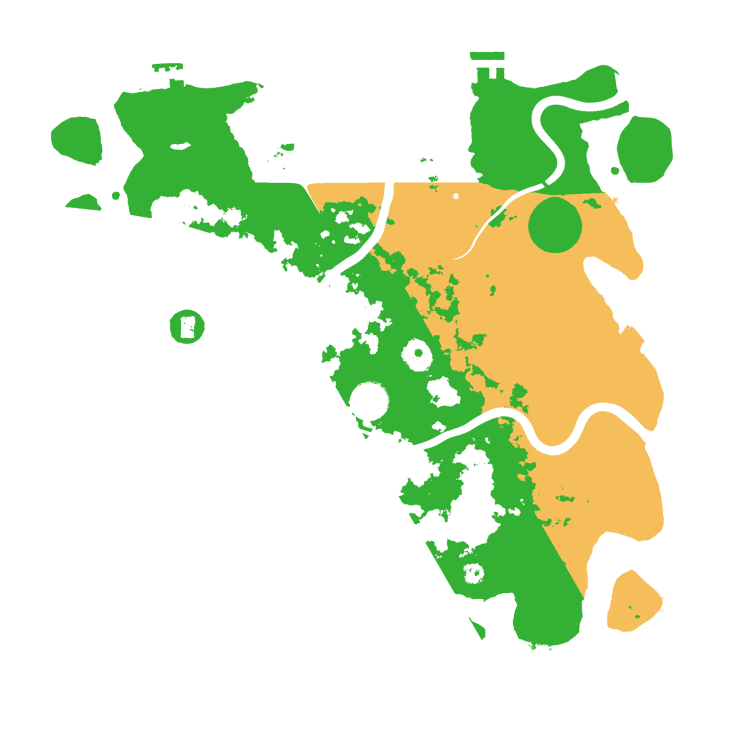 Biome Rust Map: Procedural Map, Size: 3600, Seed: 3126044