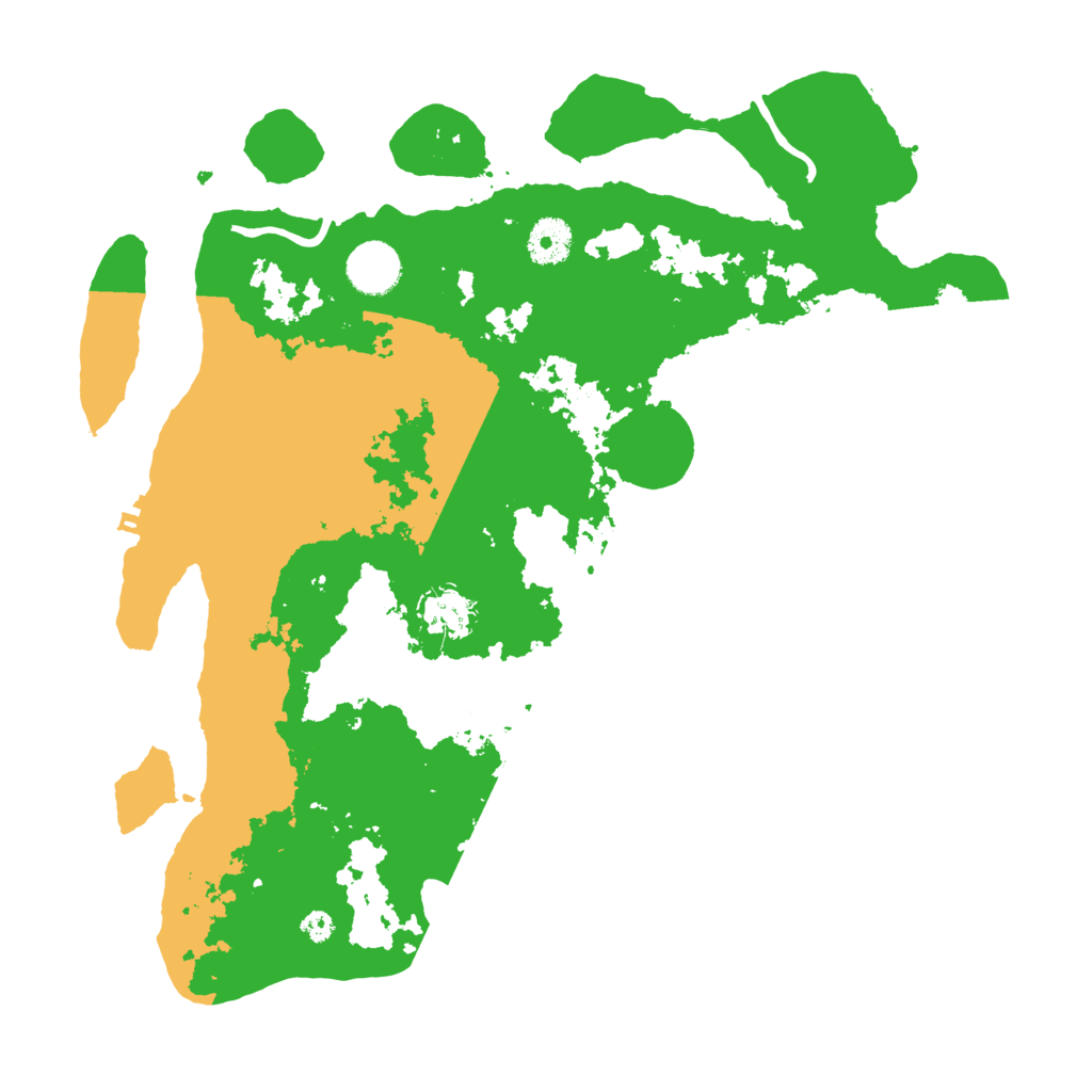 Biome Rust Map: Procedural Map, Size: 3600, Seed: 3752339