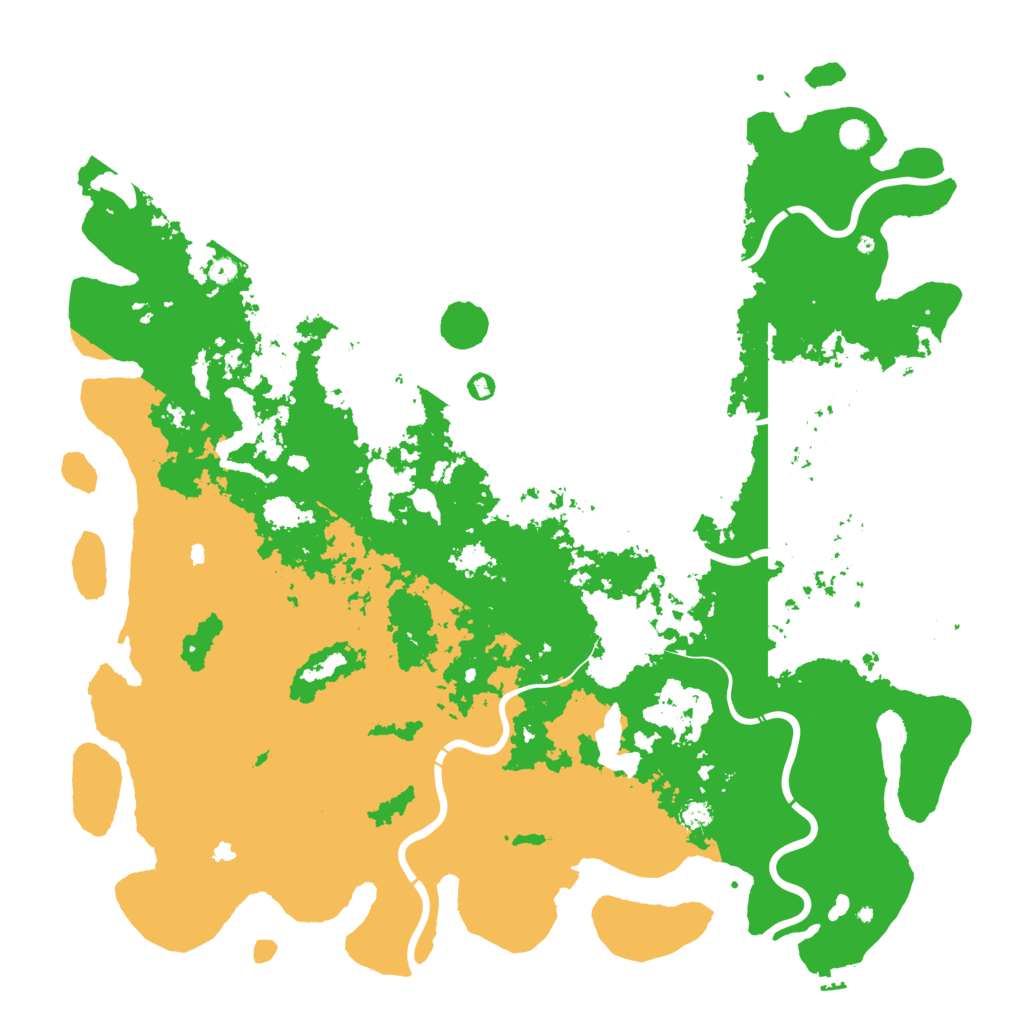 Biome Rust Map: Procedural Map, Size: 6000, Seed: 80786405