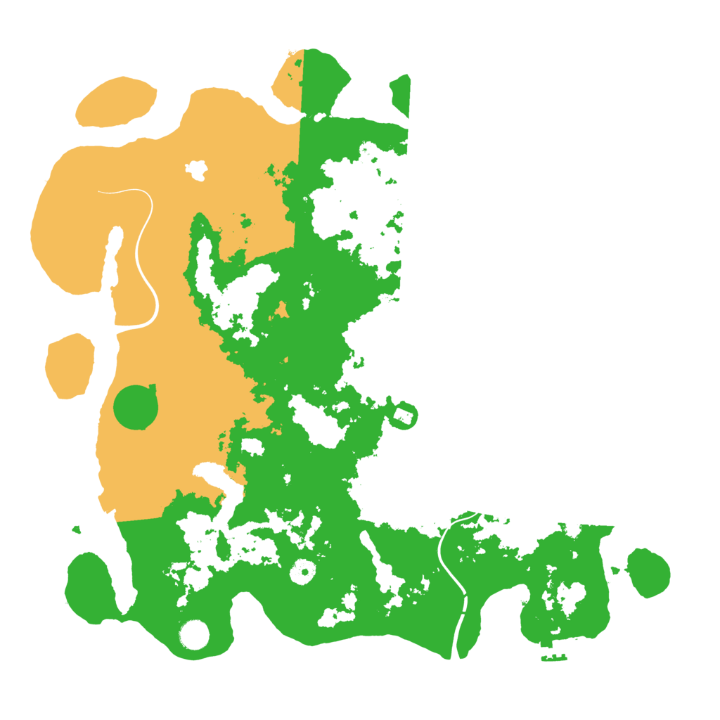 Biome Rust Map: Procedural Map, Size: 4250, Seed: 1389061761