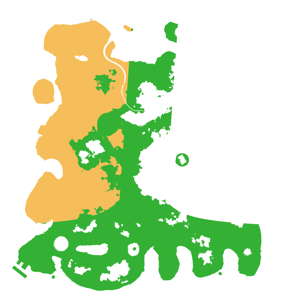 Biome Rust Map: Procedural Map, Size: 3700, Seed: 1220918790