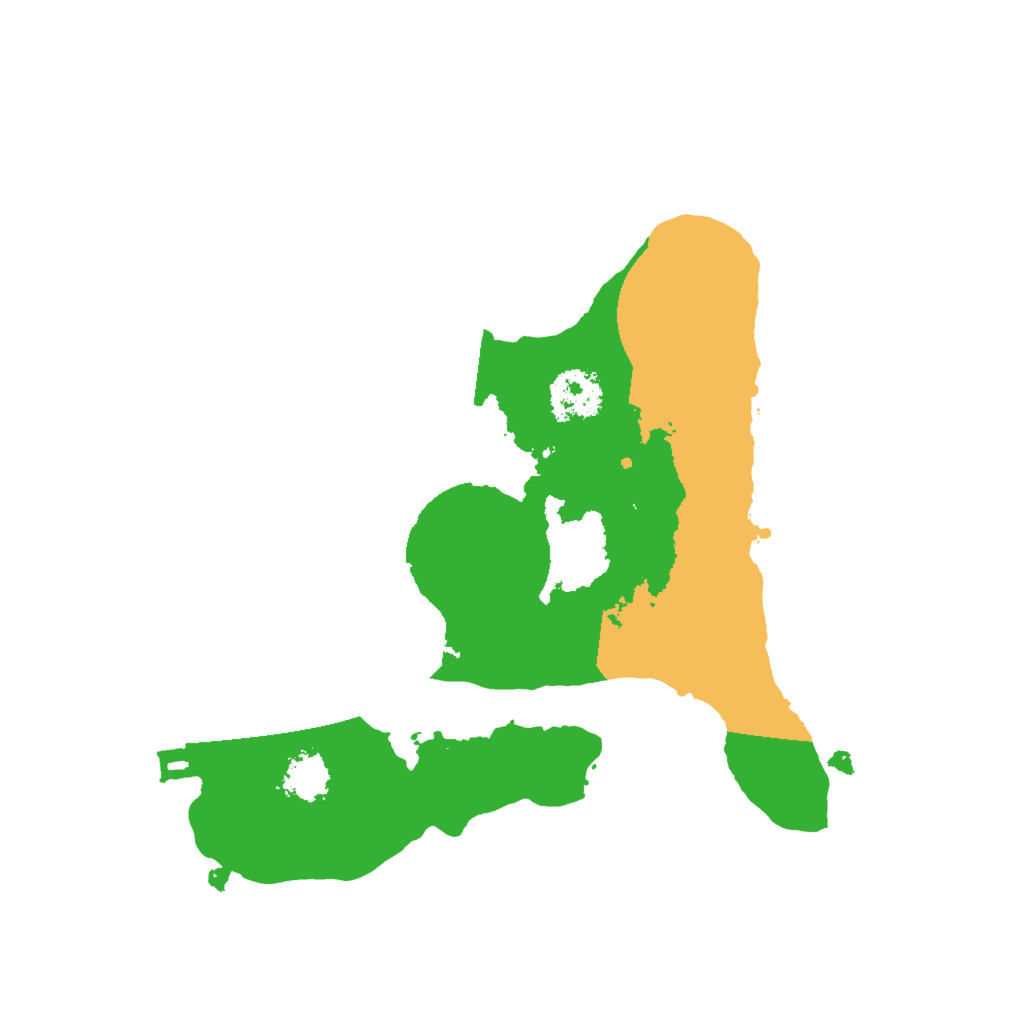 Biome Rust Map: Procedural Map, Size: 2000, Seed: 120229539