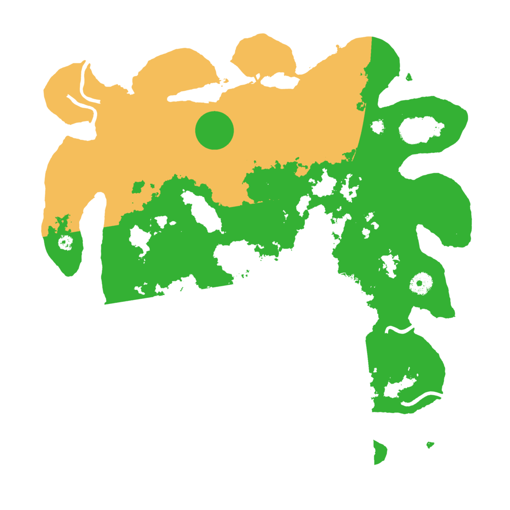 Biome Rust Map: Procedural Map, Size: 3500, Seed: 1224418237
