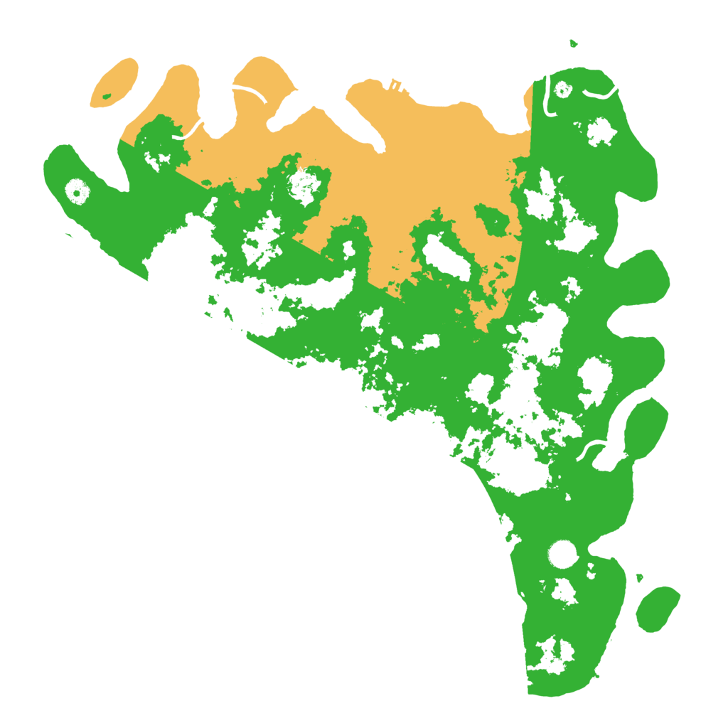 Biome Rust Map: Procedural Map, Size: 4500, Seed: 15824587