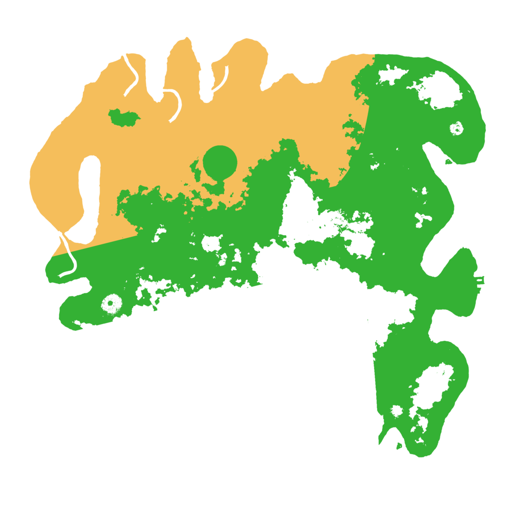Biome Rust Map: Procedural Map, Size: 4000, Seed: 45643