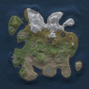 Thumbnail Rust Map: Procedural Map, Size: 2700, Seed: 2147483645, 14 Monuments