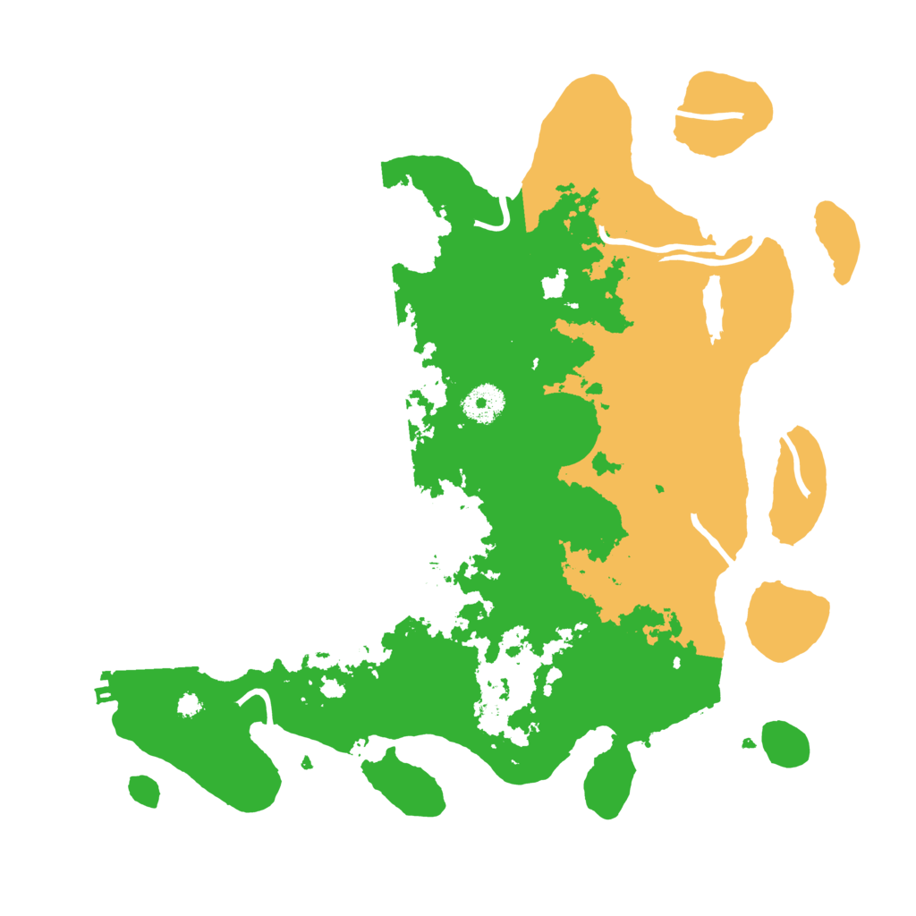 Biome Rust Map: Procedural Map, Size: 3500, Seed: 920679231