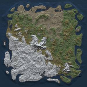 Thumbnail Rust Map: Procedural Map, Size: 6000, Seed: 19190721, 20 Monuments