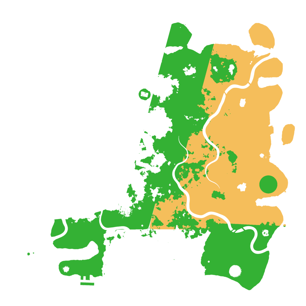 Biome Rust Map: Procedural Map, Size: 4500, Seed: 763103558