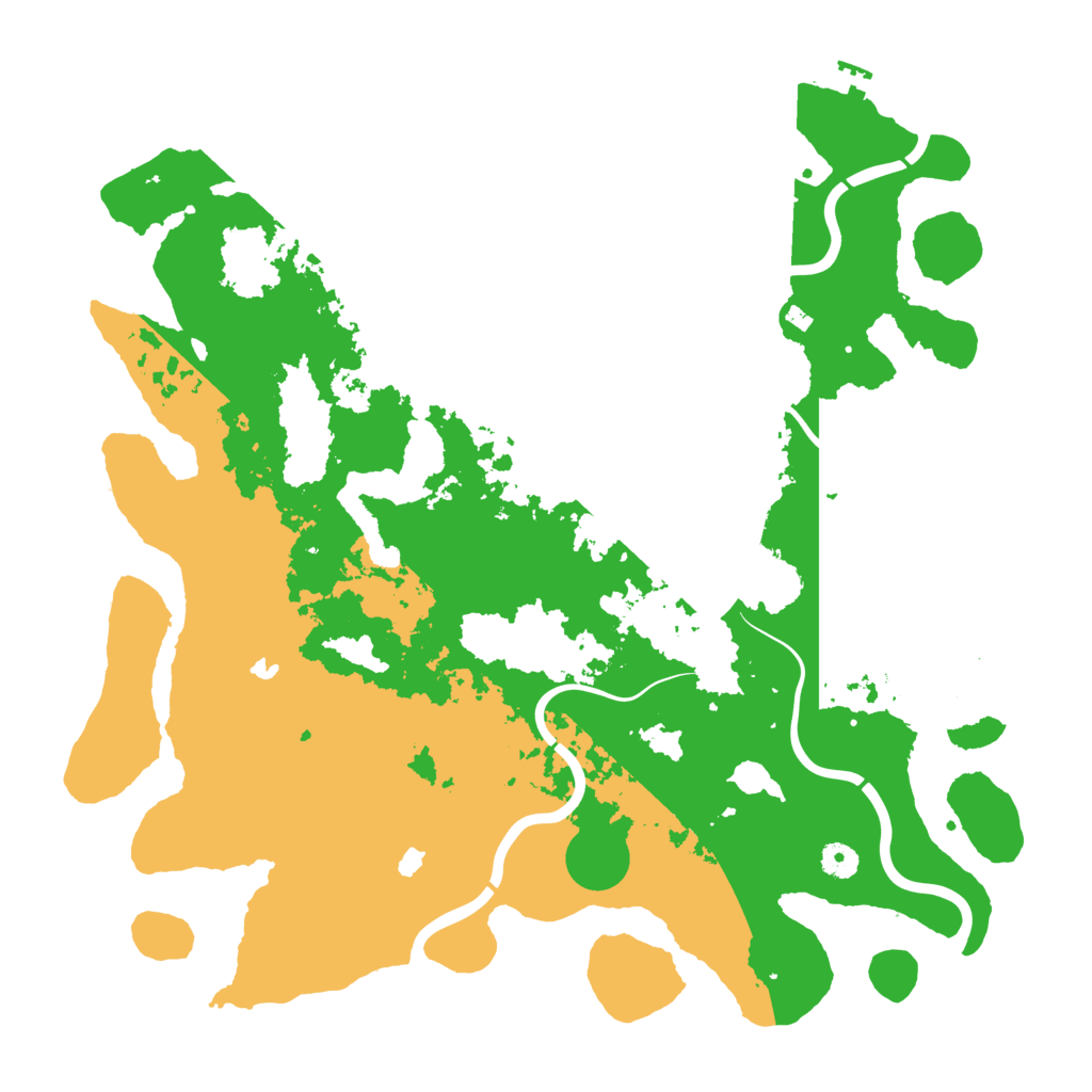 Biome Rust Map: Procedural Map, Size: 4500, Seed: 257696766