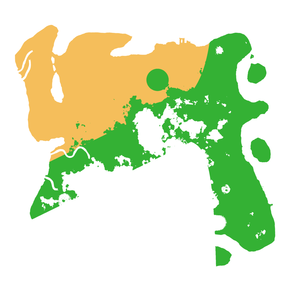 Biome Rust Map: Procedural Map, Size: 3500, Seed: 519475106