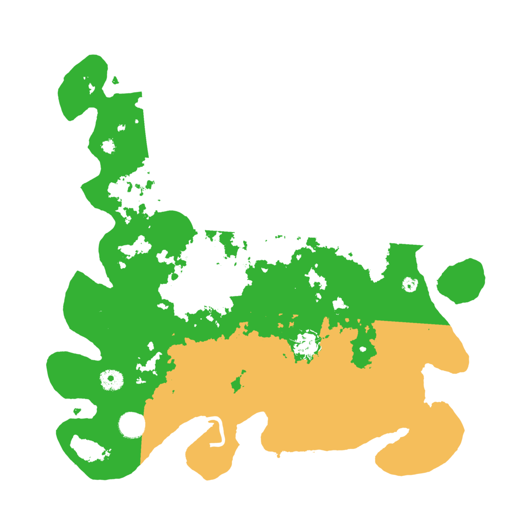 Biome Rust Map: Procedural Map, Size: 3500, Seed: 4673