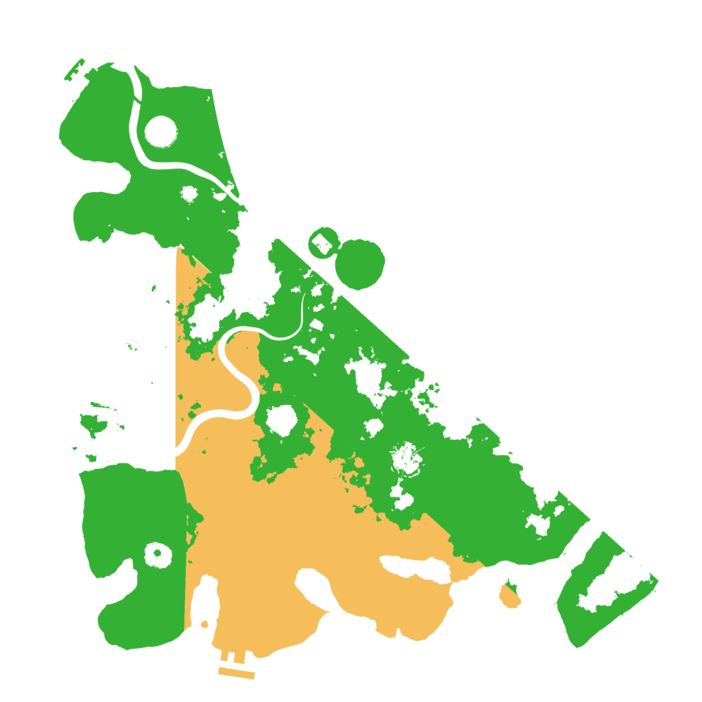 Biome Rust Map: Procedural Map, Size: 3900, Seed: 848944