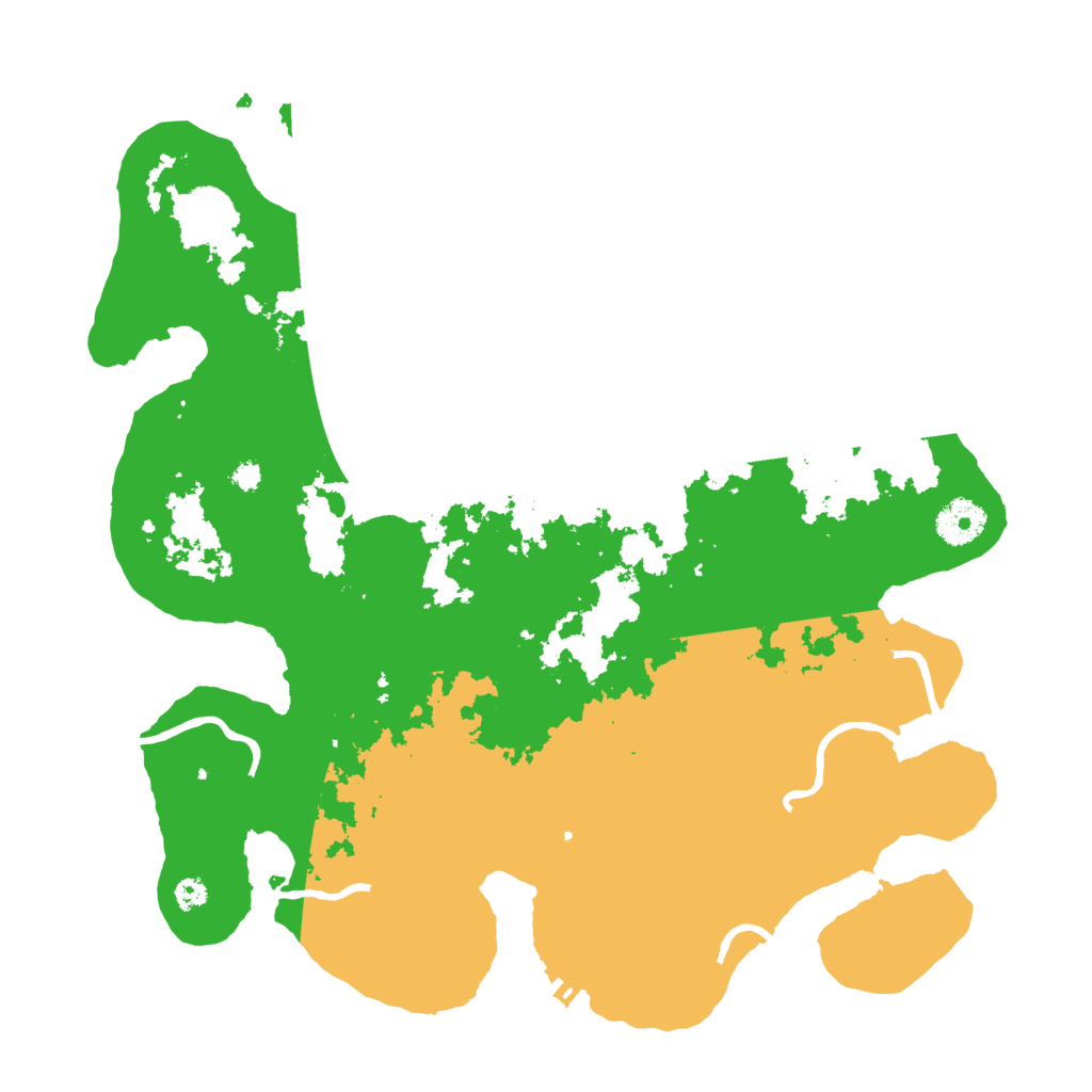Biome Rust Map: Procedural Map, Size: 3500, Seed: 507416509