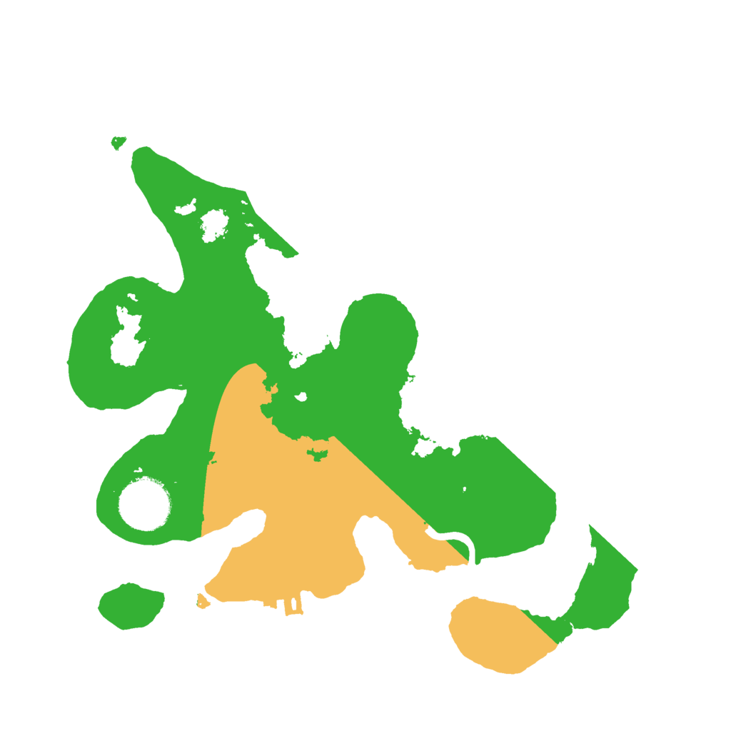 Biome Rust Map: Procedural Map, Size: 2500, Seed: 1938783281