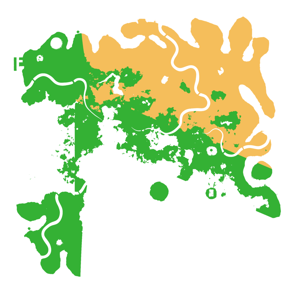 Biome Rust Map: Procedural Map, Size: 4500, Seed: 1194149711