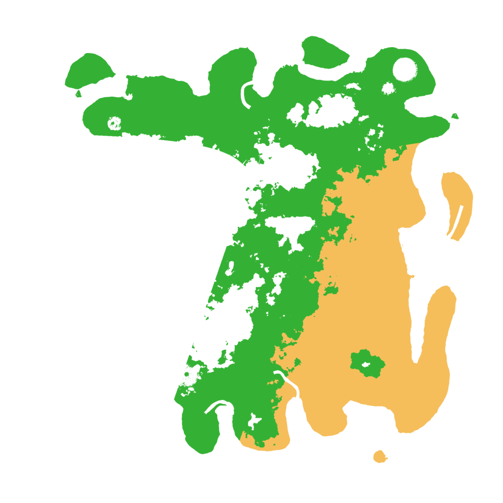 Biome Rust Map: Procedural Map, Size: 3700, Seed: 798264004