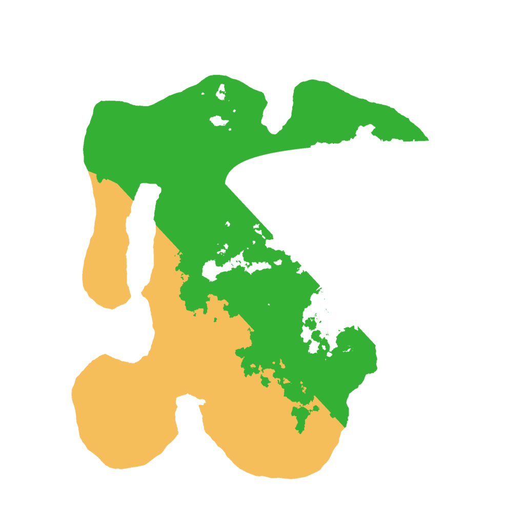 Biome Rust Map: Barren, Size: 2500, Seed: 256346